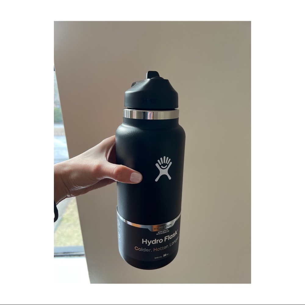 Hydroflask Wide Mouth Straw Lid - Stainless Steel